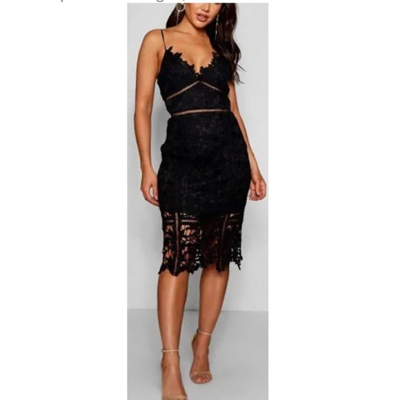 ralph lauren floral lace dress Ralph Lauren Sheer Floral Bias Cut Dress L – OMNIA main image 0
